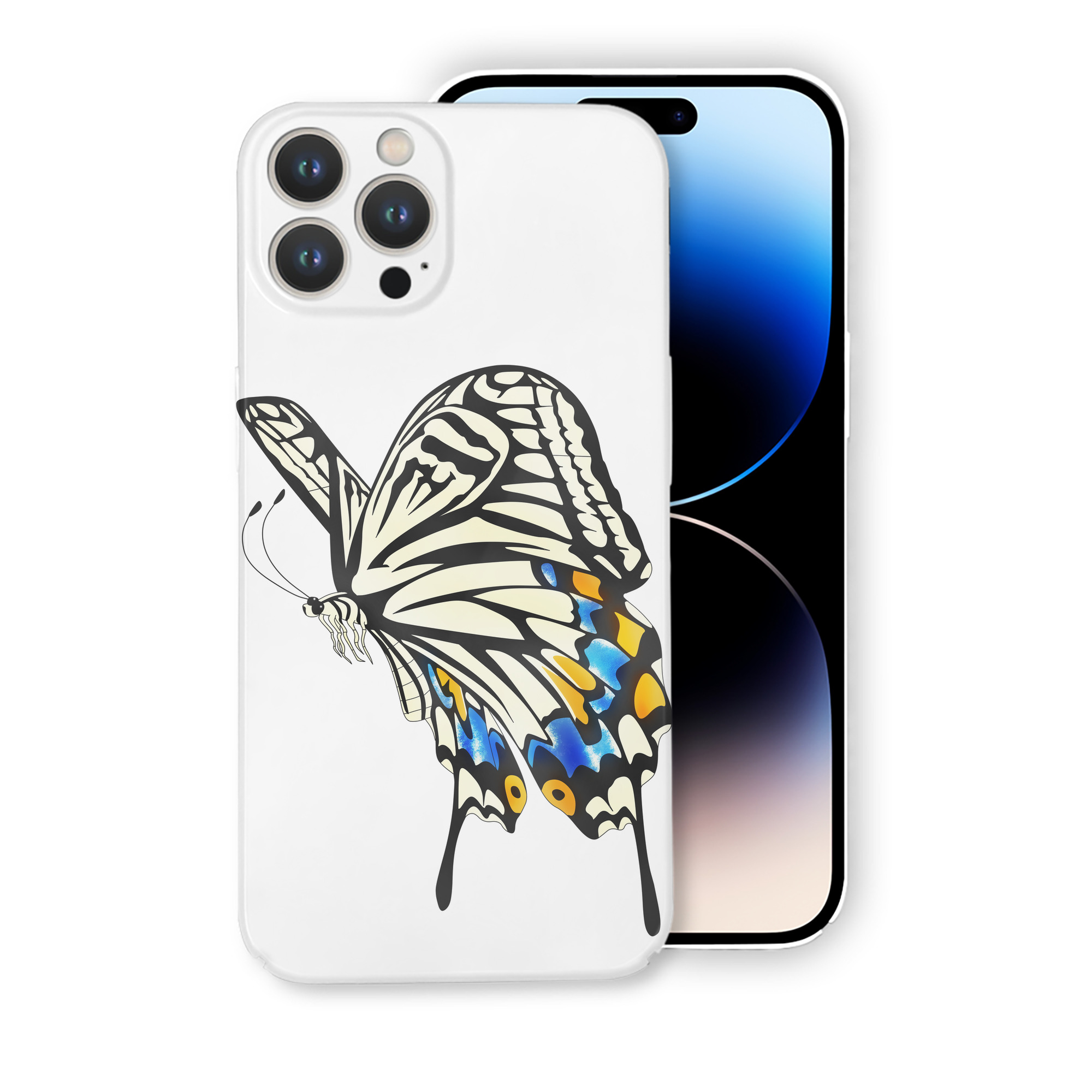 （画像用） 鬼滅の刃（きめつのやいば）蟲柱-胡蝶 しのぶ／こちょう しのぶ Kochou Shinobu 【iPhone 14シリーズ対応】ハードケース